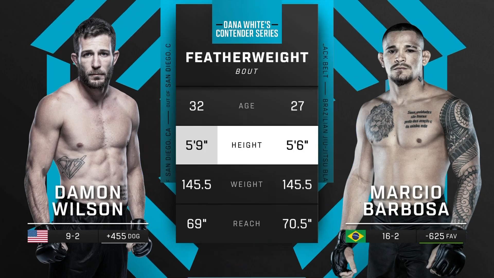 DWCS Season 9 – Marcio Barbosa vs. Damon Wilson
