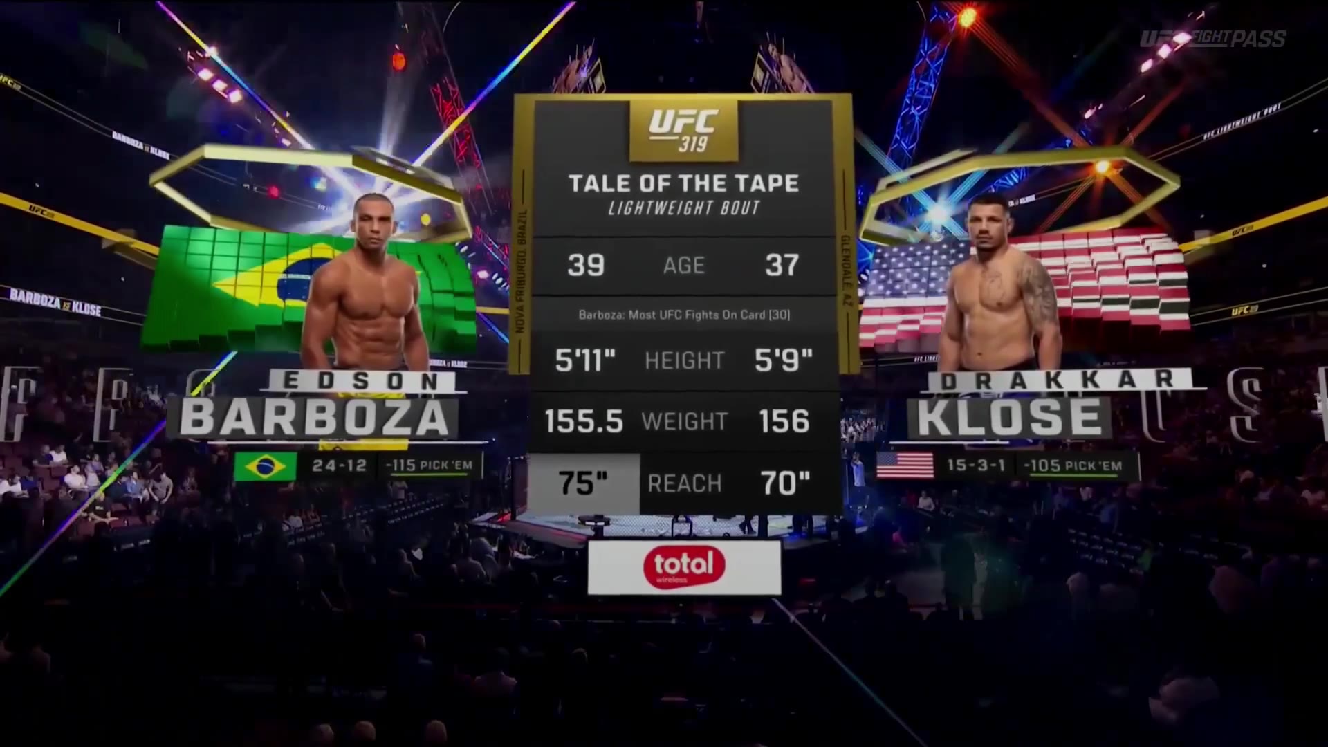 UFC 319 – Edson Barboza vs. Drakkar Klose