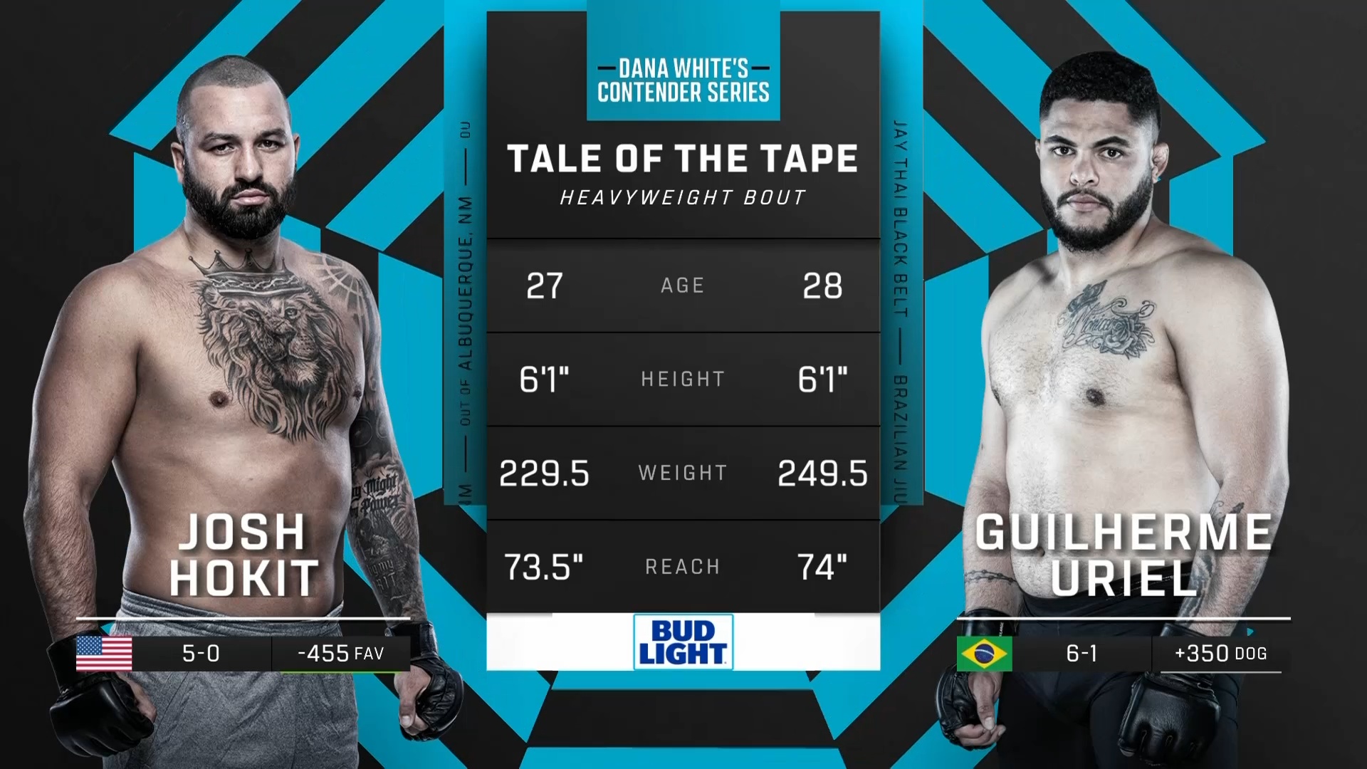 DWCS Season 9 – Josh Hokit vs. Guilherme Uriel