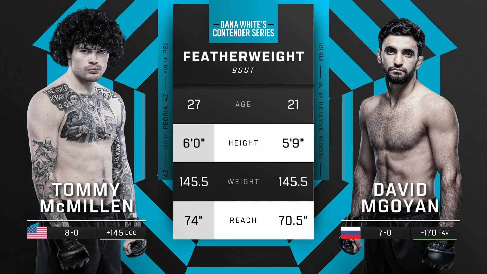 DWCS Season 9 – Tommy McMillen vs. David Mgoyan