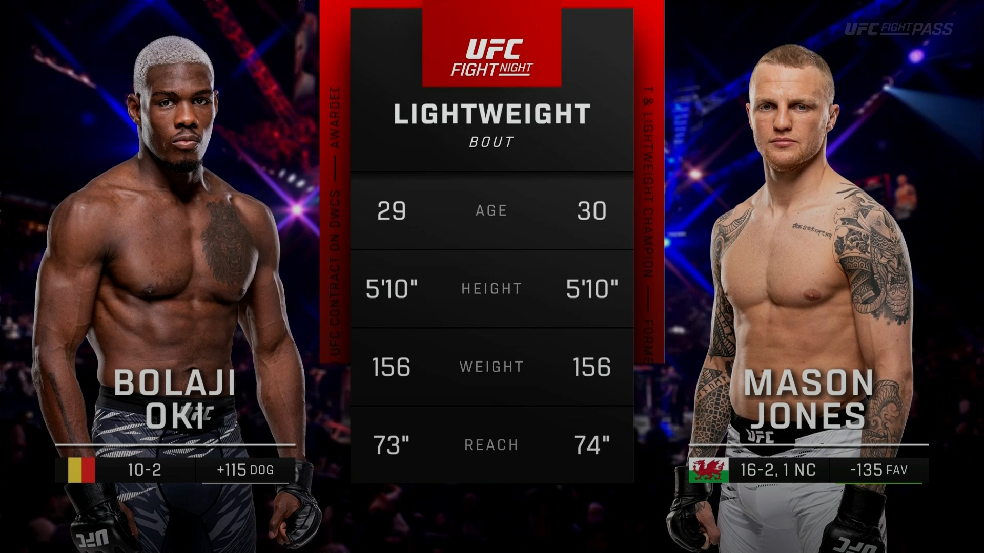 UFC Paris – Bolaji Oki vs. Mason Jones