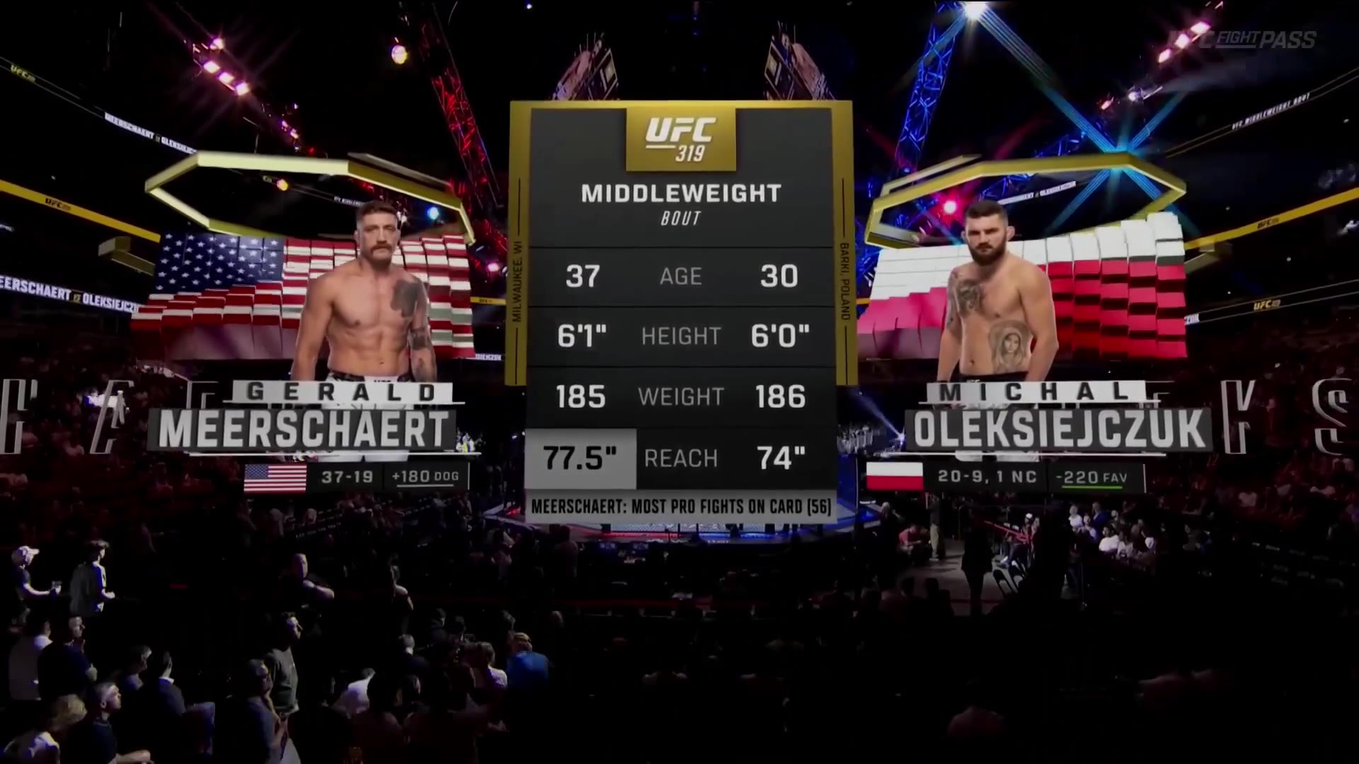 UFC 319 – Michal Oleksiejczuk vs. Gerald Meerschaert