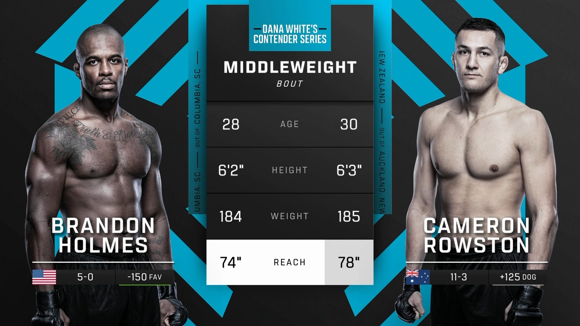 DWCS Season 9 – Cam Rowston vs. Brandon Holmes