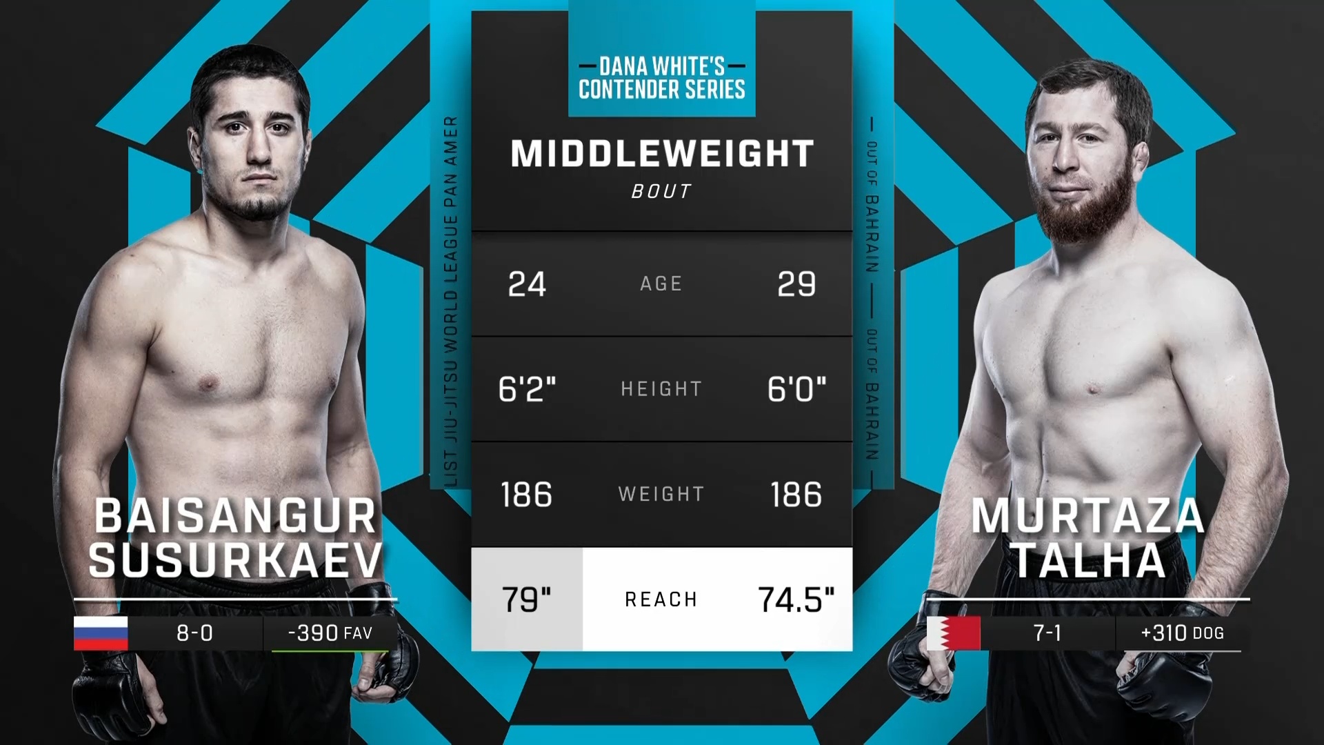 DWCS Season 9 – Baysangur Susurkaev vs. Murtaza Talha